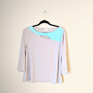 Susan Graver Long Sleeve blouse